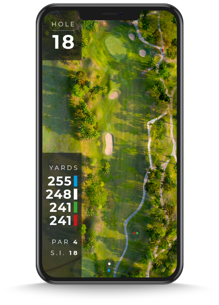 golf course hole plan graphics
