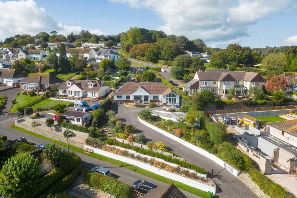 Aerial Property Photography in Beer, East Devon with a drone